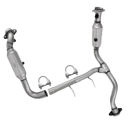 2009-2010 Ford F-150 4.6L 4WD Stainless Steel Pair of Exhaust Catalytic Converter Kit - EPA Approved