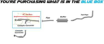 2007-2011 Ford Ranger 4.0L Stainless Steel Exhaust Passenger Side Catalytic Converter - EPA Approved