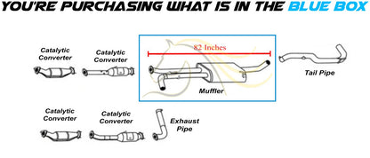 2012-2017 Nissan NV1500/NV2500 4.0L Exhaust Muffler | Stainless Steel