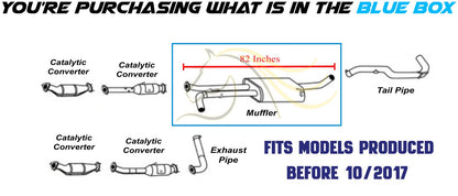 2012-2017 Nissan NV3500 4.0L Exhaust Muffler | Stainless Steel