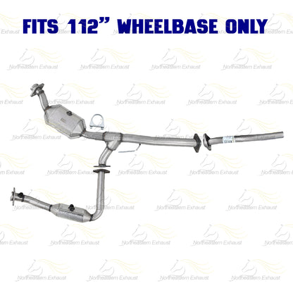 2007-2011 Ford Ranger 4.0L 112in WB Exhaust Pair of Catalytic w/ Extension Pipe Kit - EPA Approved