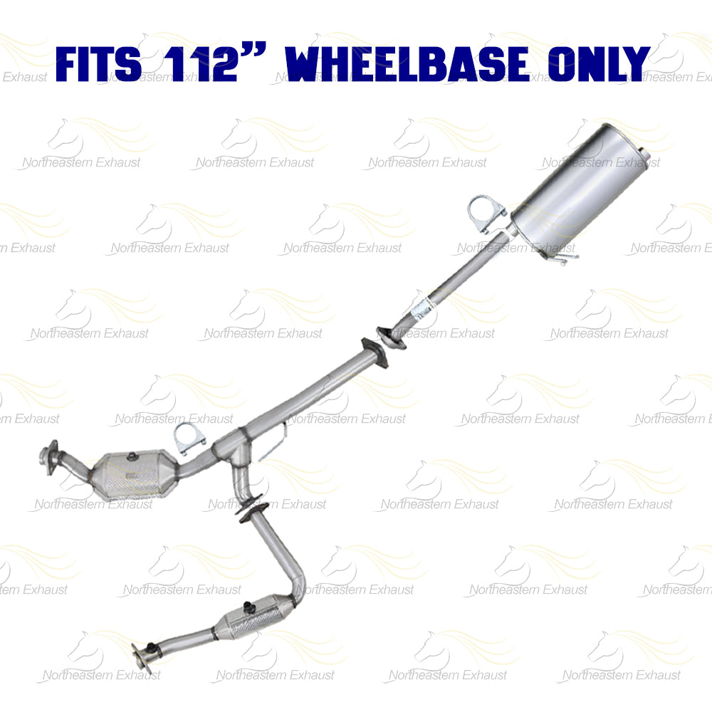 2007-2011 Ford Ranger 4.0L 112in WB Exhaust Pair of Catalytic, Extension Pipe & Muffler Kit - EPA Approved
