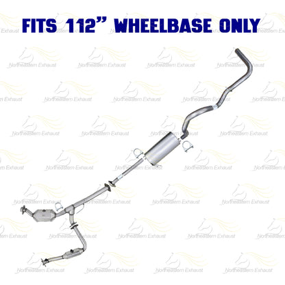 2007-2011 Ford Ranger 4.0L 112in WB Complete Exhaust Kit - EPA Approved