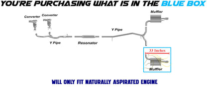 2016-2019 Ford Explorer 3.5L Exhaust Muffler | Naturally Aspirated Engine only