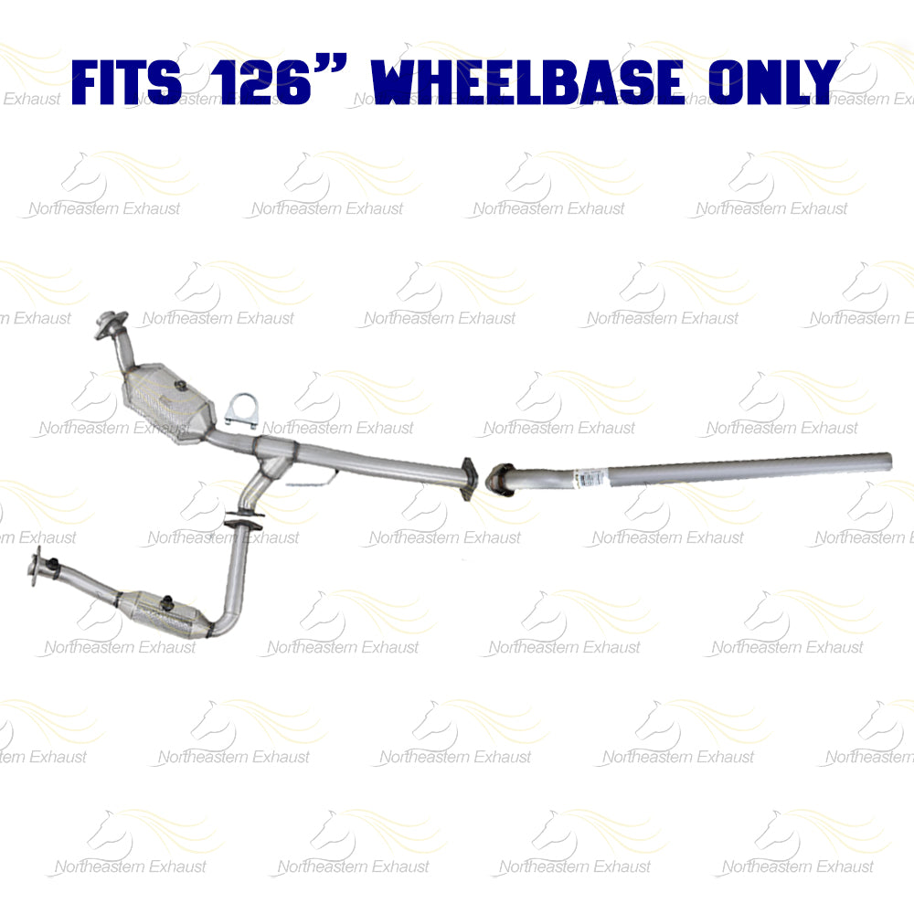2007-2011 Ford Ranger 4.0L 126in WB Pair of Catalytic w/ Extension Pipe Kit - EPA Approved