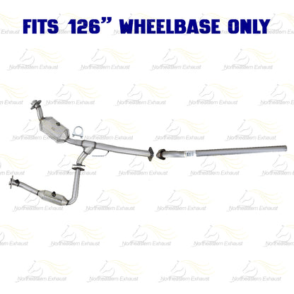 2007-2009 Mazda B4000 4.0L 126in WB Pair of Catalytic w/ Extension Pipe Kit - EPA Approved
