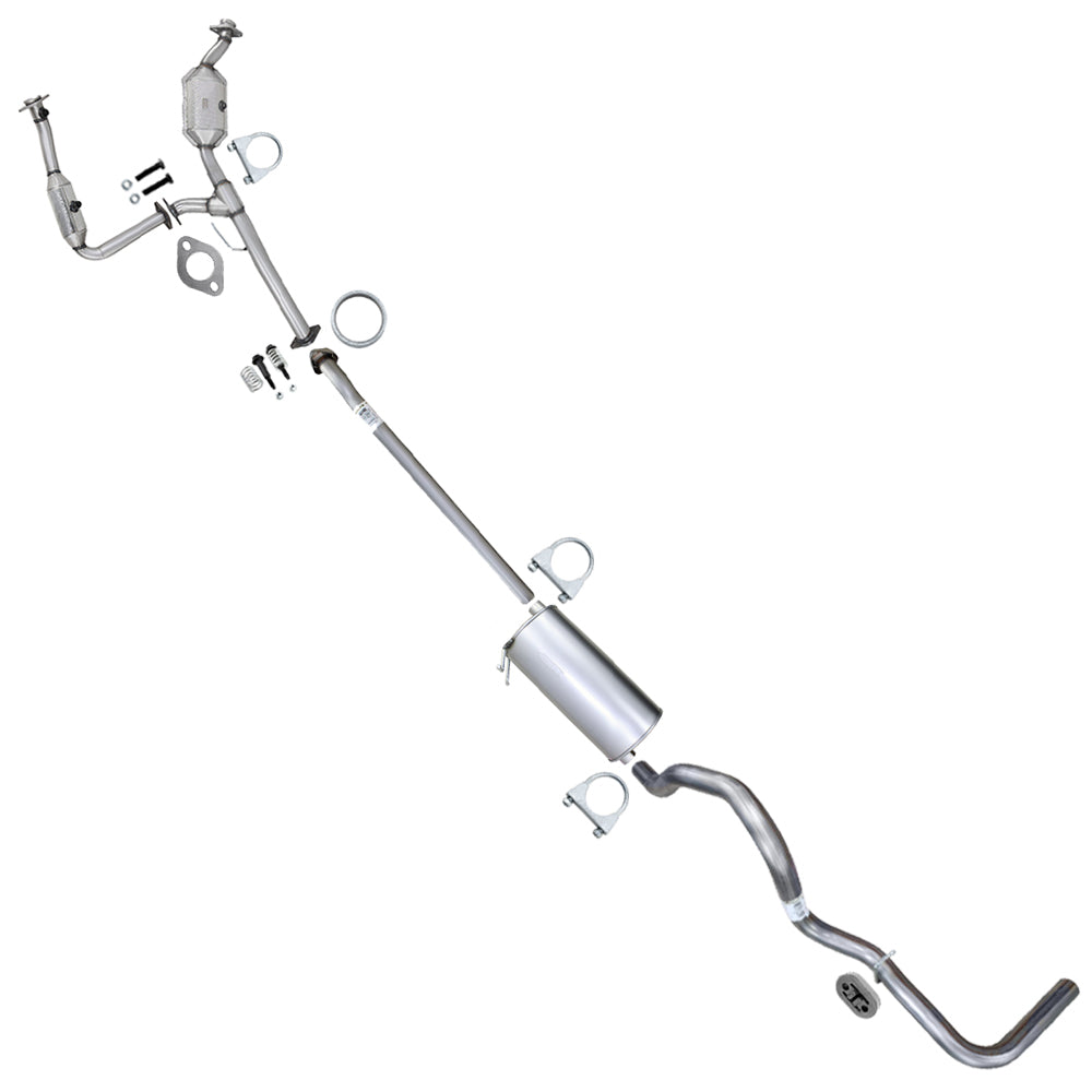 2007-2009 Mazda B4000 4.0L 126in WB Stainless Steel Complete Exhaust System - EPA Approved