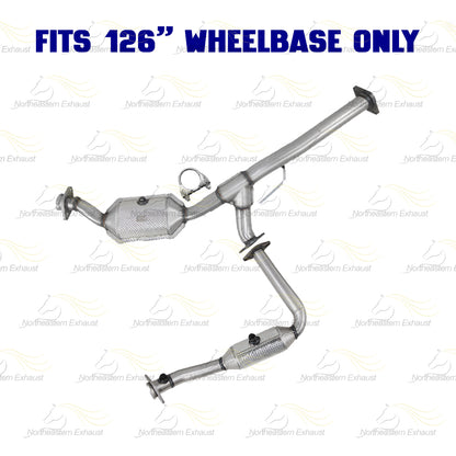 2007-2009 Mazda B4000 4.0L 126in WB Stainless Steel Complete Exhaust System - EPA Approved
