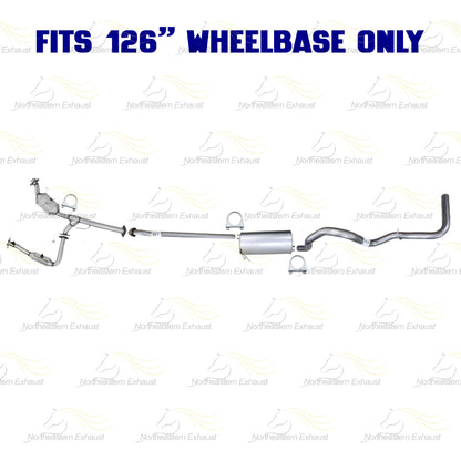 2007-2009 Mazda B4000 4.0L 126in WB Stainless Steel Complete Exhaust System - EPA Approved
