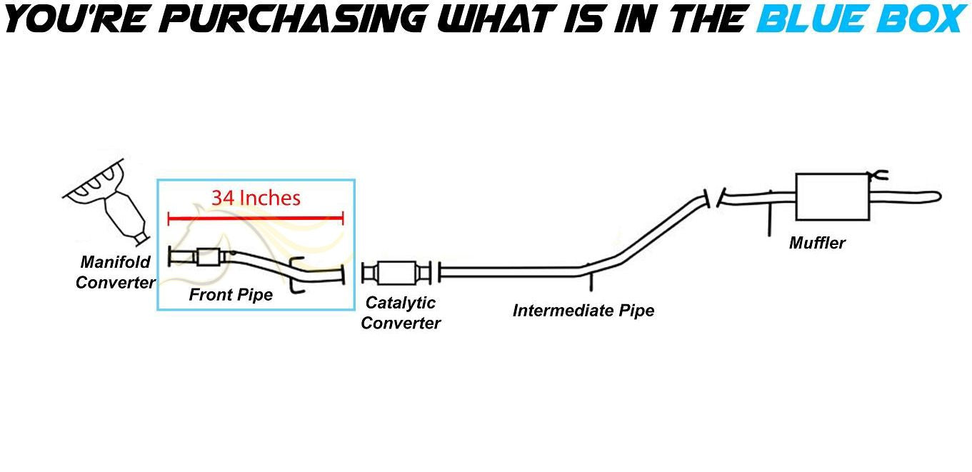 2006-2011 Hyundai Accent 1.6L Front Exhaust Pipe