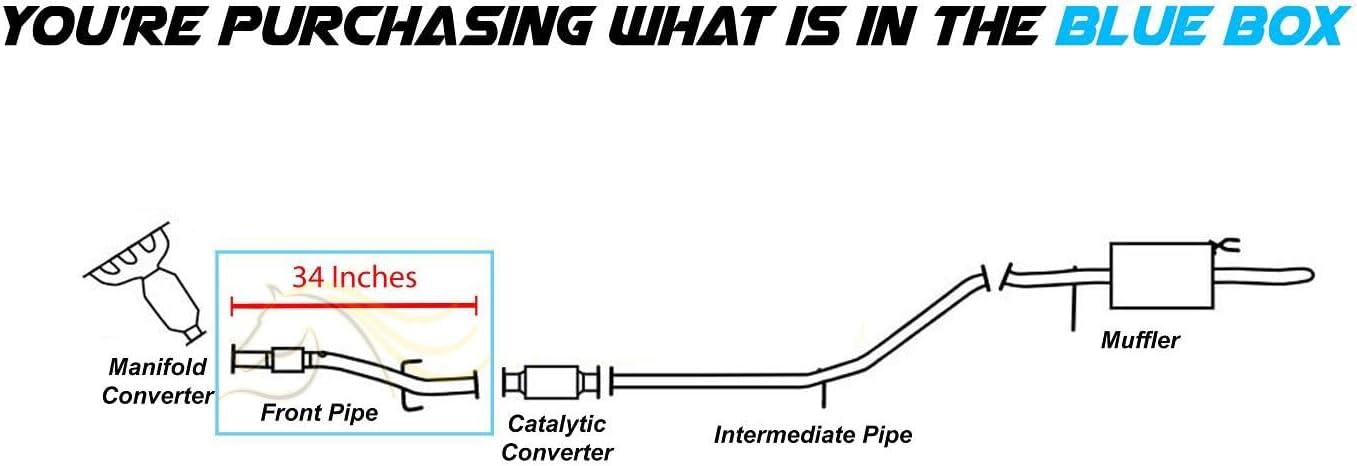 2010-2011 Kia Rio/Rio5 1.6L Front Exhaust Pipe