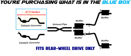 2011-2023 Chrysler 300 5.7L RWD Stainless Steel Passenger Side Catalytic Converter - EPA Approved