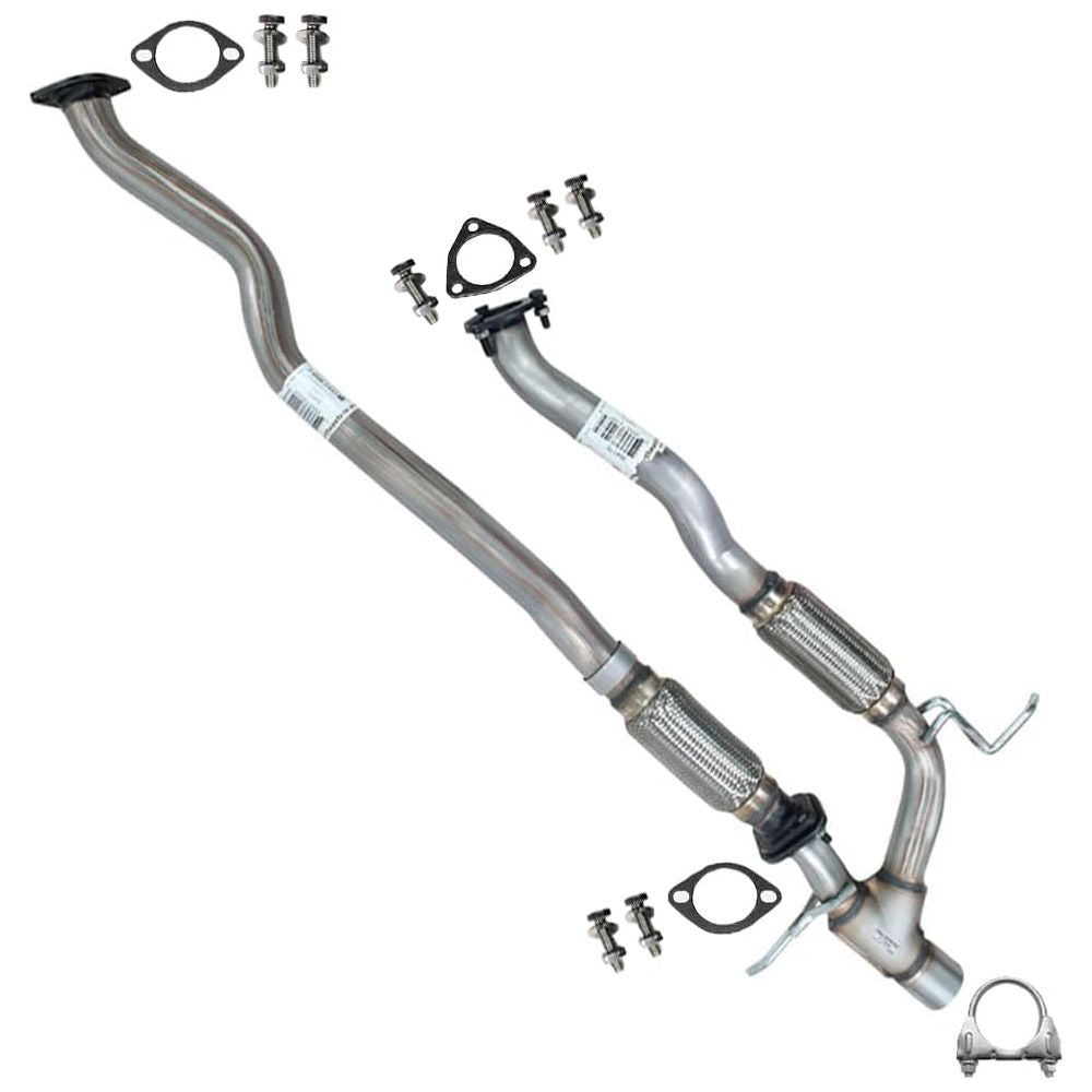 Front Pipe and Y-Pipe Exhaust for 2014-2018 Jeep Cherokee 3.2L and 2015-2017 Chrysler 200 3.6L | AWD