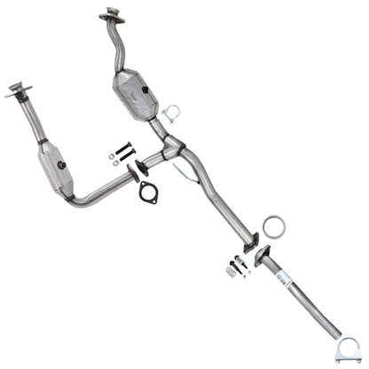 2007 Mazda B3000 3.0L 112" WB Pair of Catalytic w/ Exhaust Pipe Kit - EPA Approved