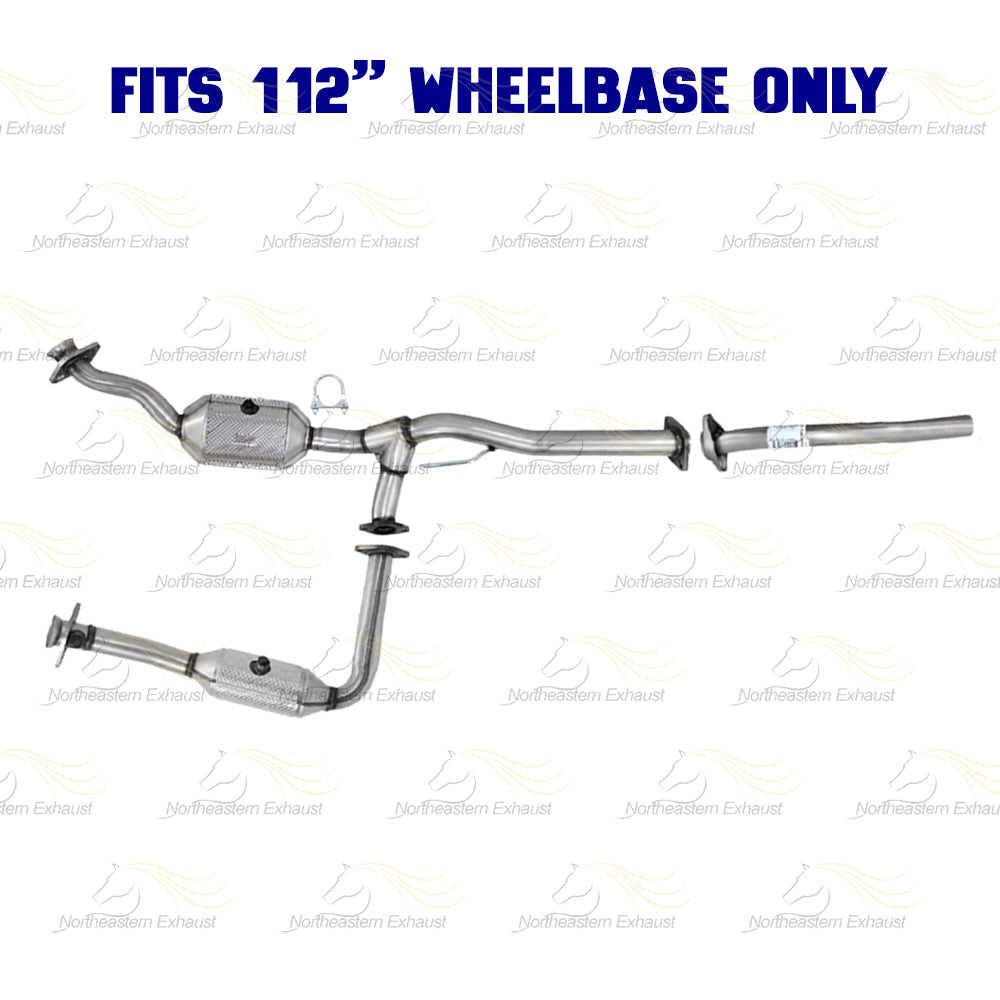 2007 Mazda B3000 3.0L 112" WB Pair of Catalytic w/ Exhaust Pipe Kit - EPA Approved