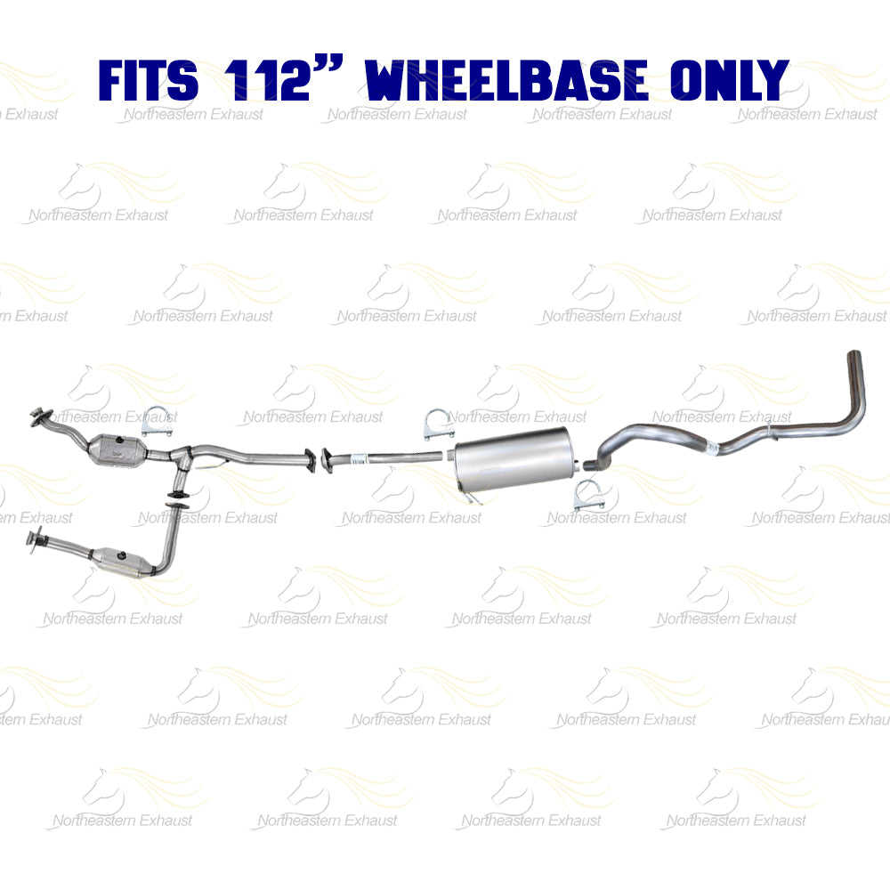 2007-2008 Ford Ranger & 2007 Mazda B3000 3.0L 112" WB Stainless Steel Complete Exhaust Kit - EPA