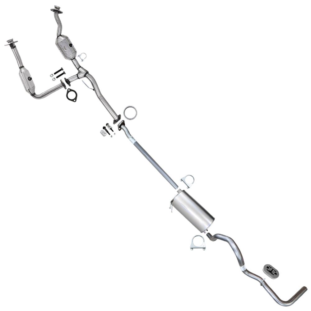 Complete Exhaust System for 2007-2008 Ford Ranger 3.0L 126in WB | 2007 Mazda B3000 3.0L 126in WB