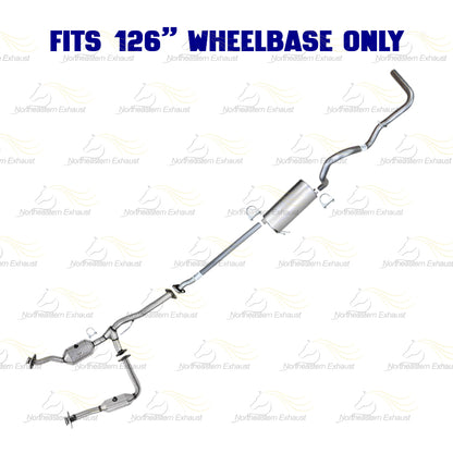 Complete Exhaust System for 2007-2008 Ford Ranger 3.0L 126in WB | 2007 Mazda B3000 3.0L 126in WB