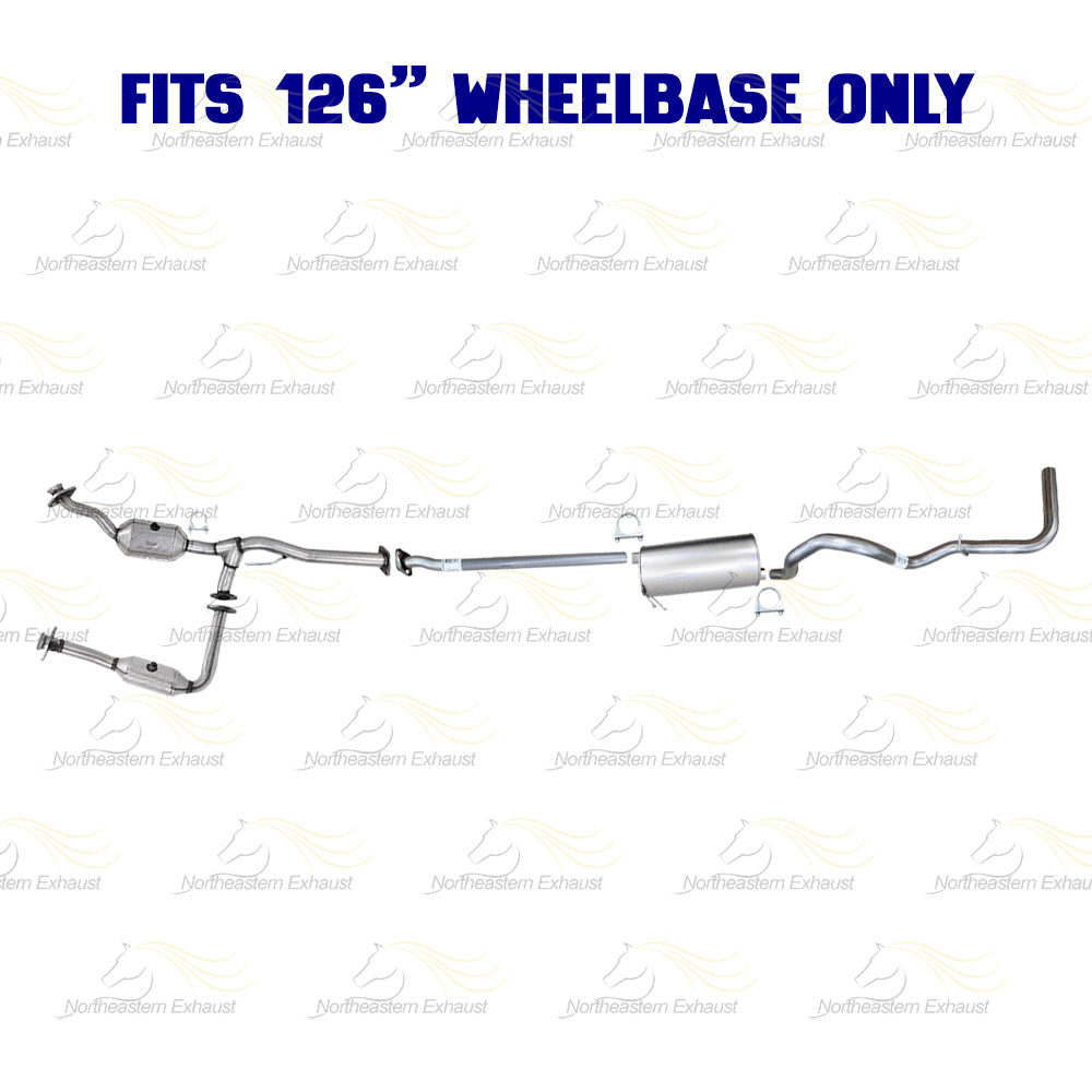 Complete Exhaust System for 2007-2008 Ford Ranger 3.0L 126in WB | 2007 Mazda B3000 3.0L 126in WB