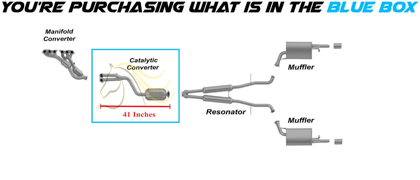 2000-2005 Lexus GS300 | Lexus IS300 3.0L EPA-Approved Rear Catalytic Converter