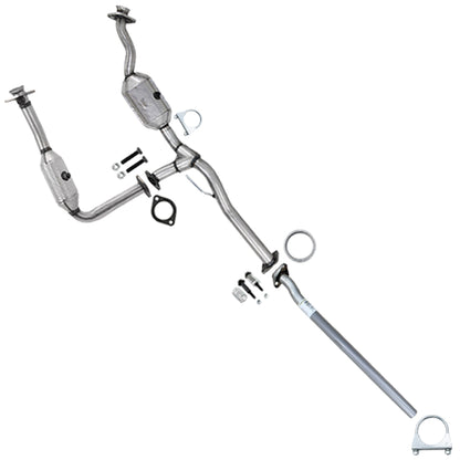 2007 Mazda B3000 3.0L 126" WB Pair of Catalytic Converter w/ Exhaust Pipe Kit - EPA Approved