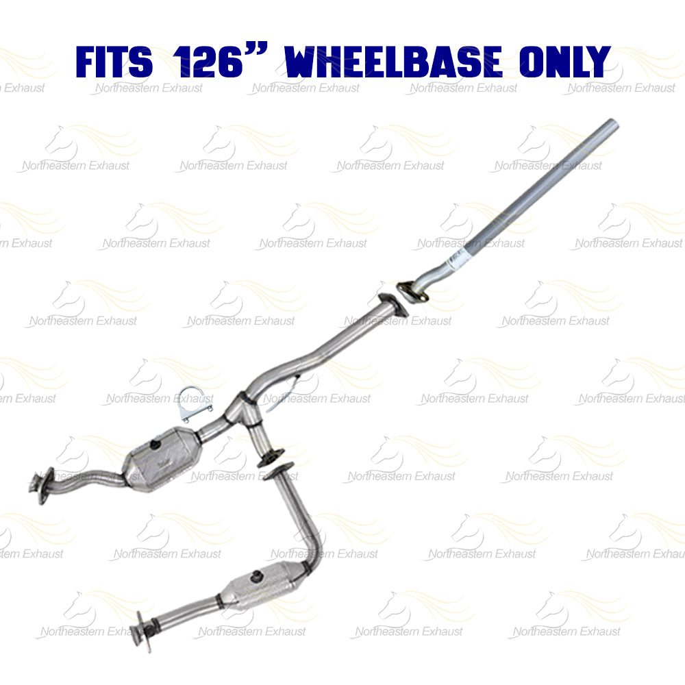 2007 Mazda B3000 3.0L 126" WB Pair of Catalytic Converter w/ Exhaust Pipe Kit - EPA Approved