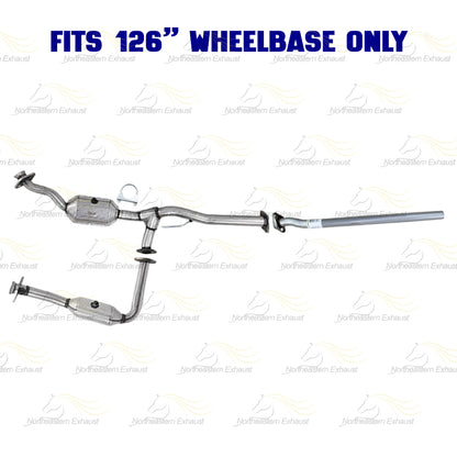 2007 Mazda B3000 3.0L 126" WB Pair of Catalytic Converter w/ Exhaust Pipe Kit - EPA Approved