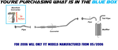 2006-2010 Scion TC 2.4L EPA-Approved Manifold Converter