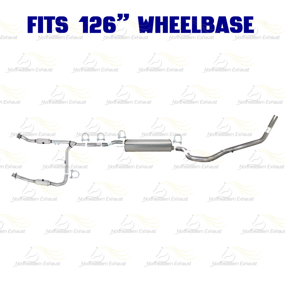2005-2008 Ford F-150 4.2L 126" WB Stainless Steel Complete Exhaust Kit - EPA Approved