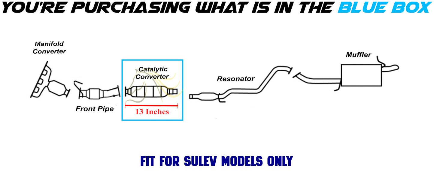 2014-2016 Kia Forte EPA Catalytic Converter