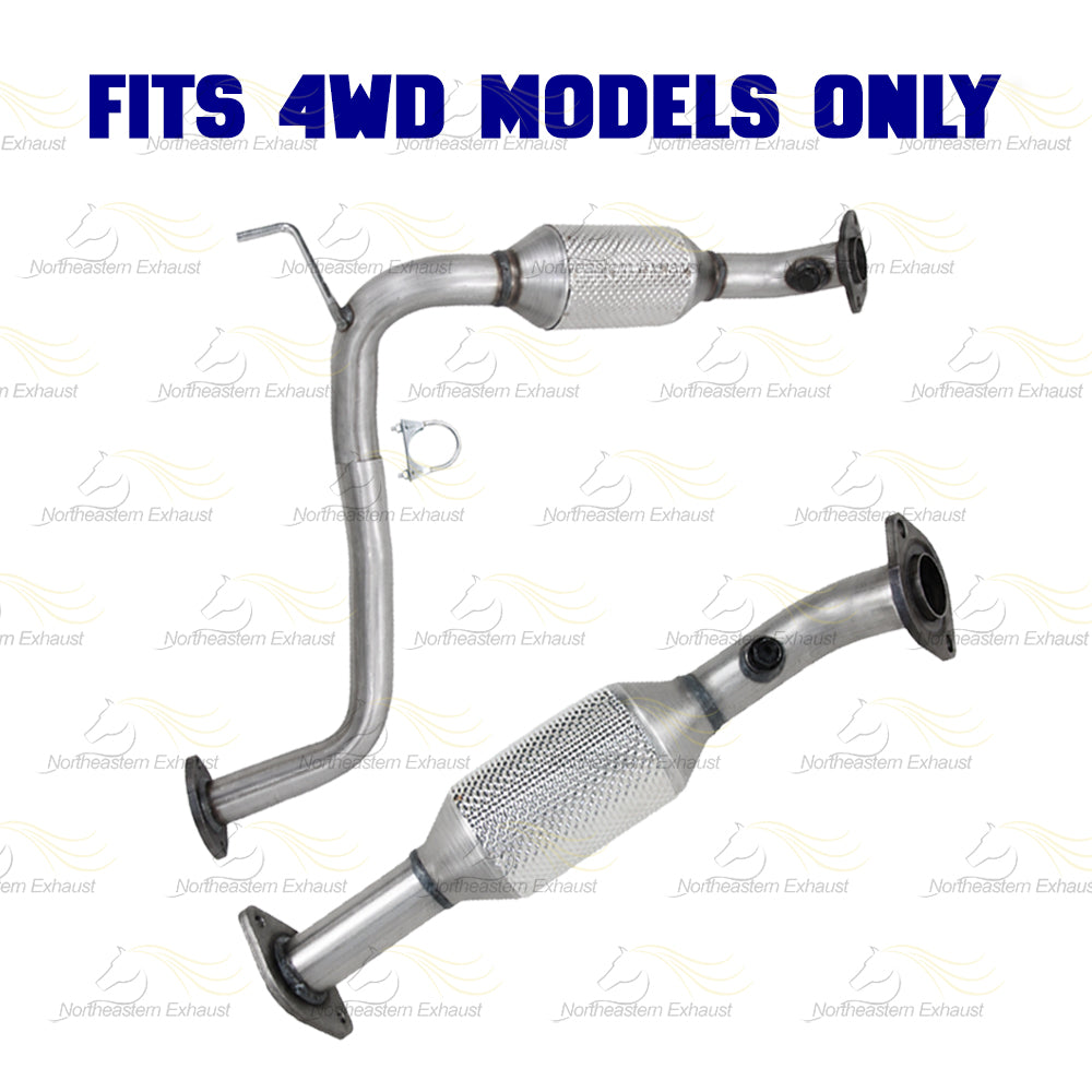 2016-2023 Toyota Tacoma 3.5L 4WD Stainless Steel Pair of Exhaust Rear Catalytic Converter - EPA