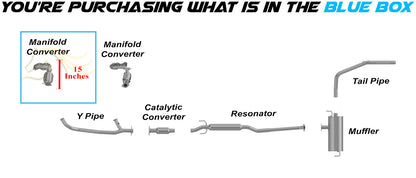 2008-2009 Toyota Highlander 3.5L Exhaust Front Driver Side Manifold Converter - EPA Approved