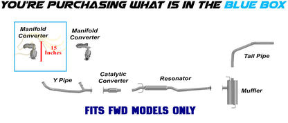 2007-2010 Toyota Sienna 3.5L FWD Exhaust Front Driver Side Manifold Converter - EPA Approved