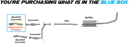2012-2015 Tacoma 4.0L EPA Exhaust Front Passenger Side Manifold Converter