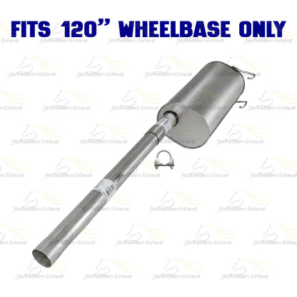2009–2010 Dodge Ram 1500 120in WB Exhaust Pipe with Muffler Kit | Stainless Steel