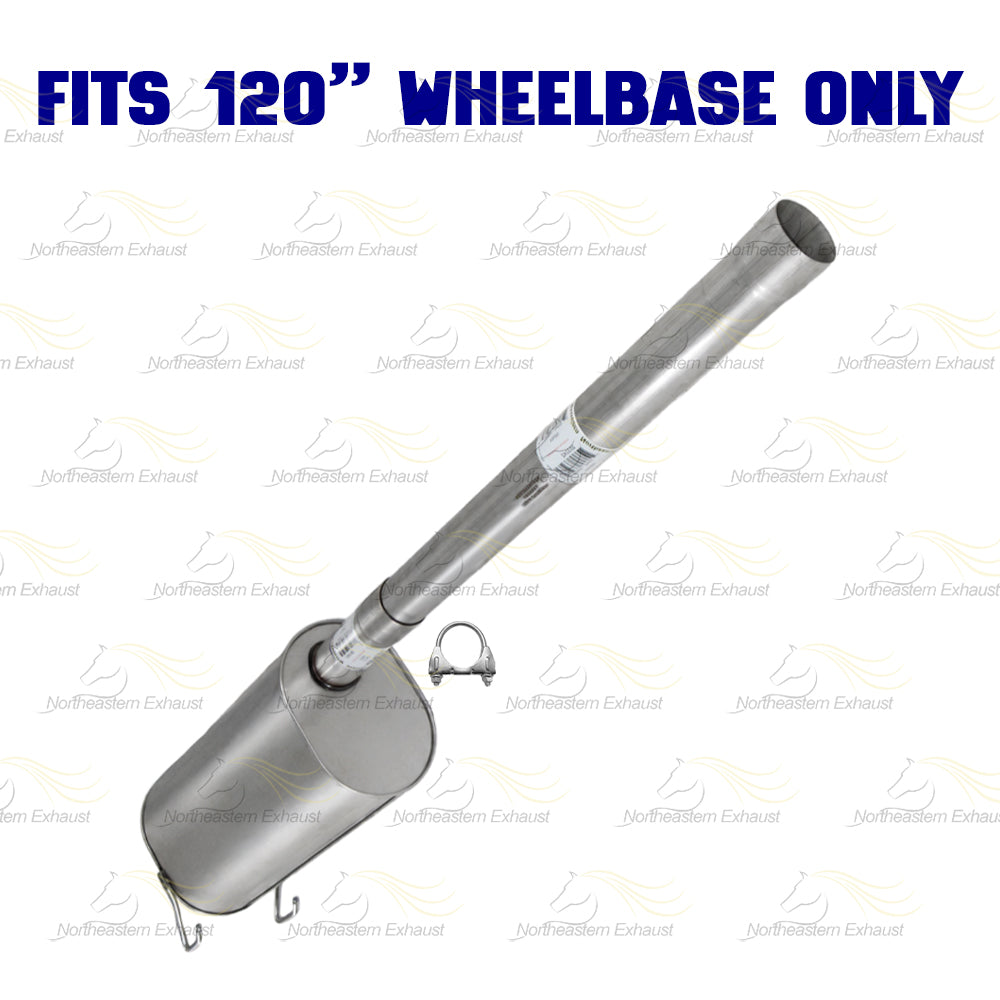 2009–2010 Dodge Ram 1500 120in WB Exhaust Pipe with Muffler Kit | Stainless Steel