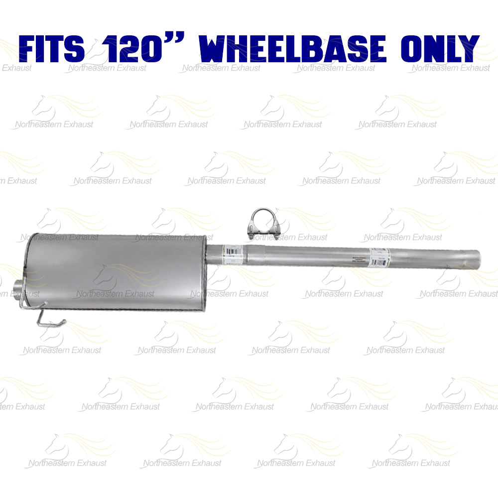 2009–2010 Dodge Ram 1500 120in WB Exhaust Pipe with Muffler Kit | Stainless Steel