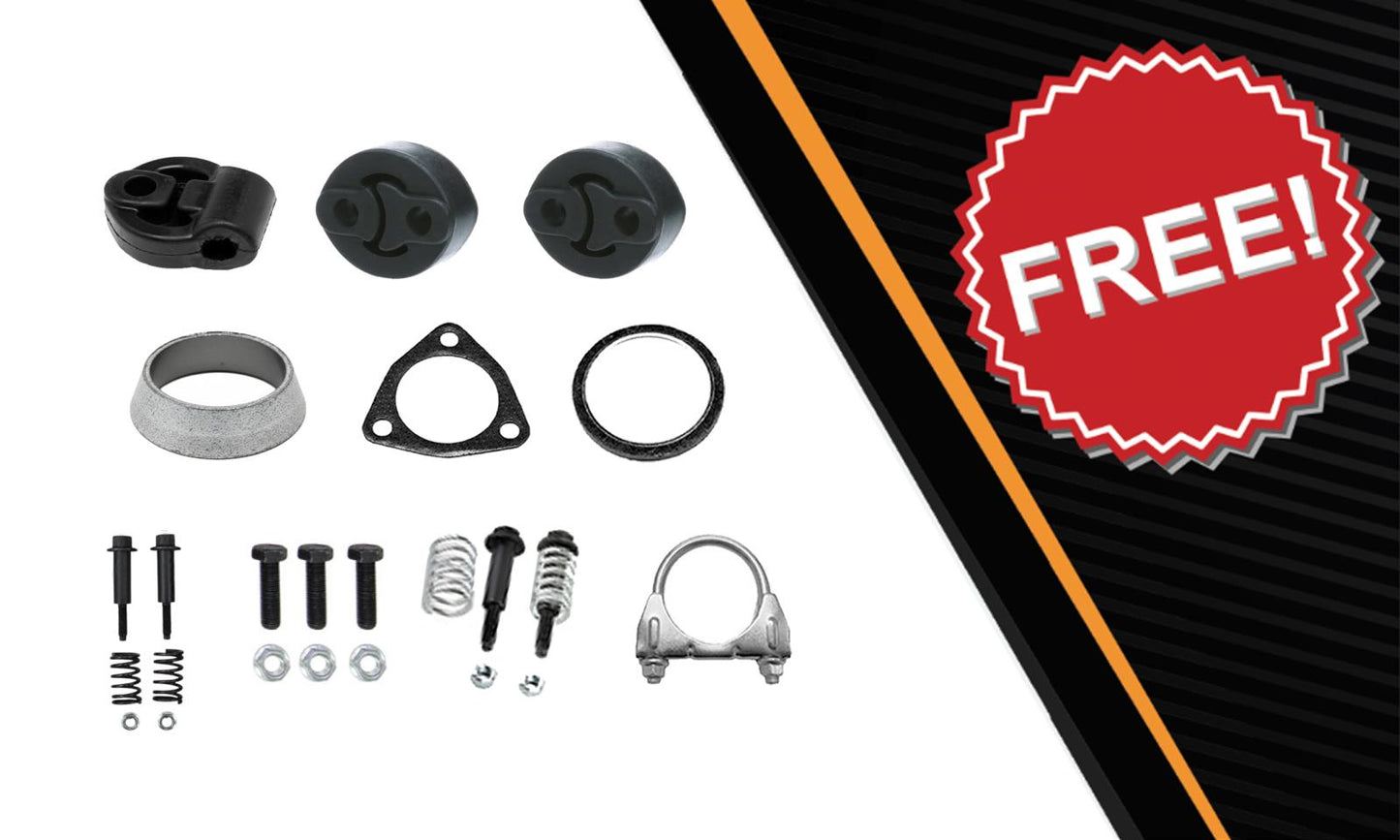2010-2011 Honda CR-V 2.4L Exhaust Rear Catalytic Converter & Resonator Pipe Kit - EPA Approved