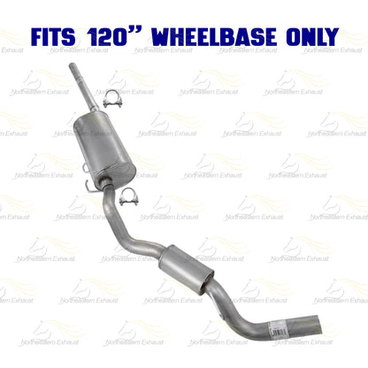 2009-2010 Dodge Ram 1500 5.7L 120in WB Exhaust Pipe, Muffler, Tail Pipe Kit | Stainless Steel
