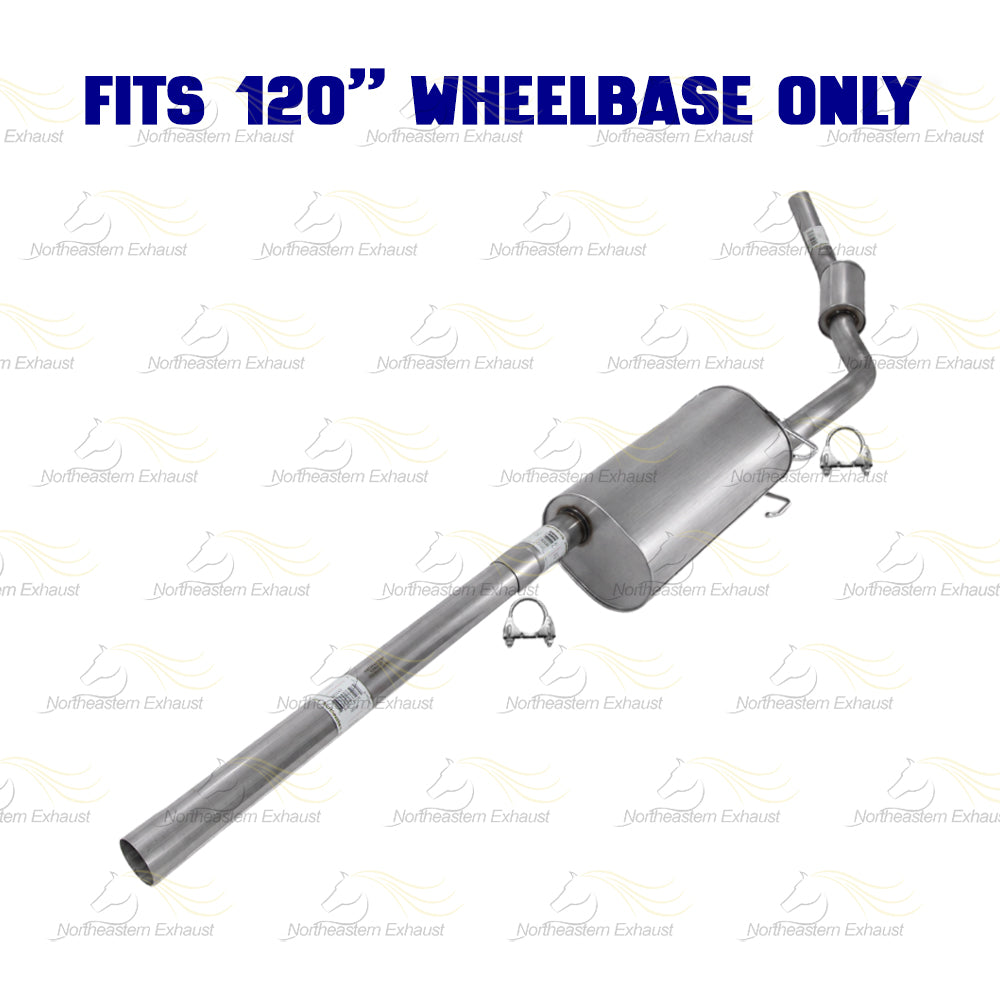2011-2018 Ram 1500 5.7L 120in WB Exhaust Pipe, Muffler, Tail Pipe Kit | Stainless Steel