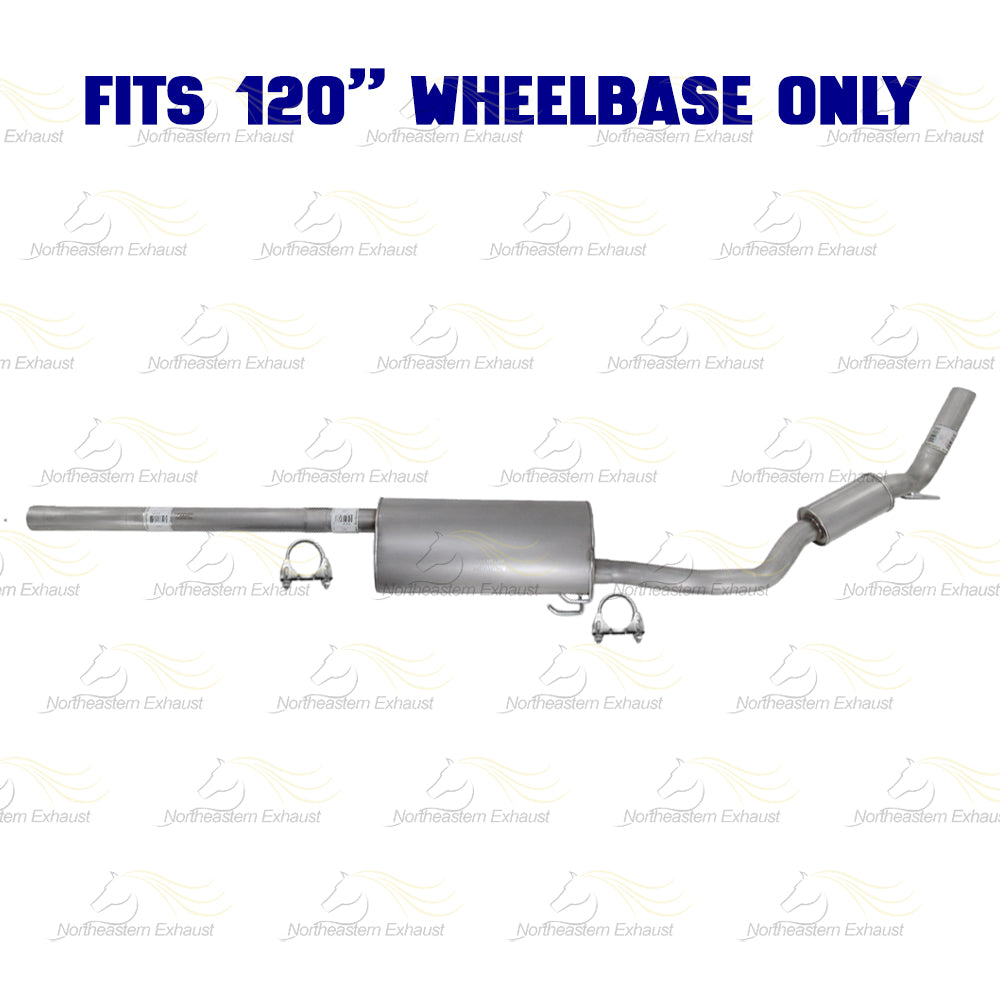 2011-2018 Ram 1500 5.7L 120in WB Exhaust Pipe, Muffler, Tail Pipe Kit | Stainless Steel