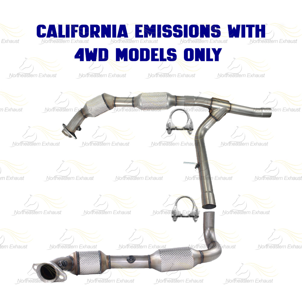 2004-2006 Ford F-150 4WD Pair of Catalytic Converter | Stainless Steel | EPA Approved