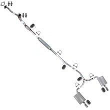 2016-2019 Ford Explorer 3.5L Front & Rear Y Pipe w/ Resonator & Pair of Mufflers Kit | Stainless Steel