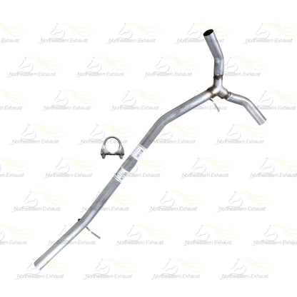 2016-2019 Ford Explorer 3.5L Resonator Y Pipe w/ Pair of Mufflers Kit | Stainless Steel