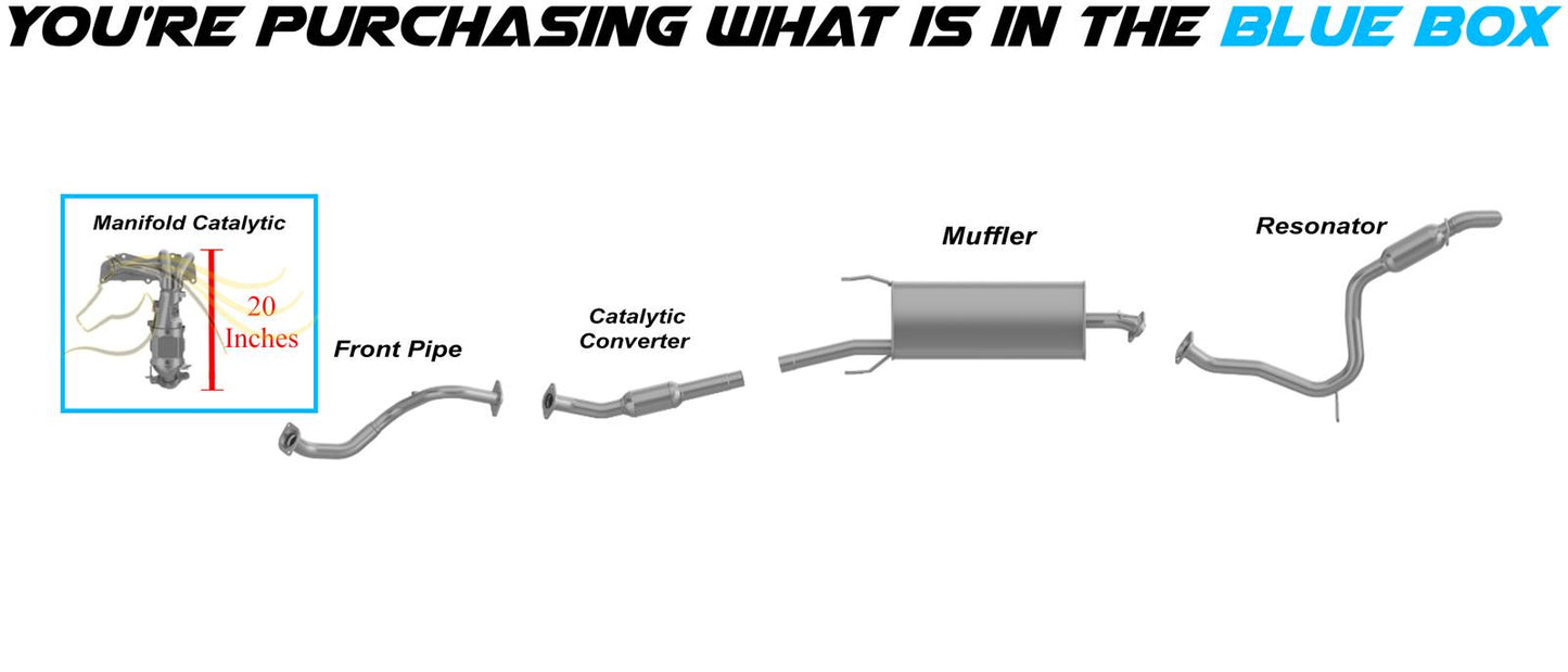2006-2008 Toyota Rav4 2.4L Exhaust Manifold Catalytic Converter
