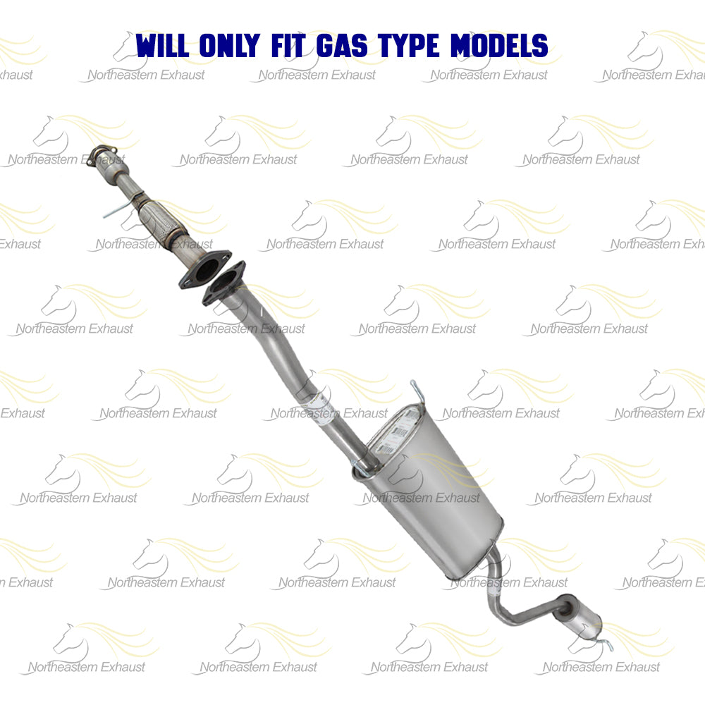 2014-16 Toyota Highlander 3.5L EPA Catalytic Exhaust Pipe Muffler Resonator Kit