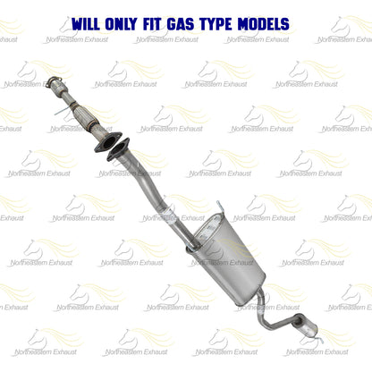 2014-16 Toyota Highlander 3.5L EPA Catalytic Exhaust Pipe Muffler Resonator Kit