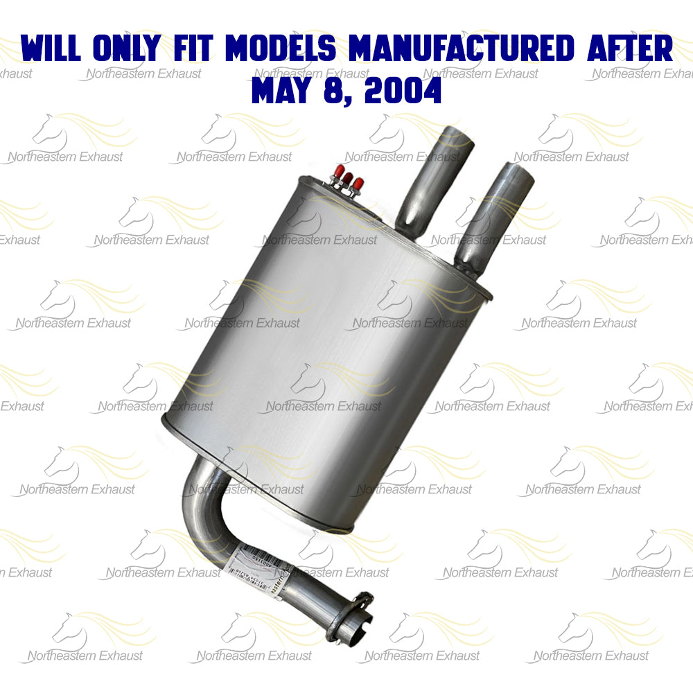 2004-2008 Nissan Maxima 3.5L Stainless Steel Exhaust Passenger Side Muffler