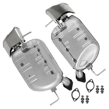 2007 Mazda CX-9 3.5L & 2008-2012 Mazda CX-9 3.7L Exhaust Pair of Muffler | Stainless Steel