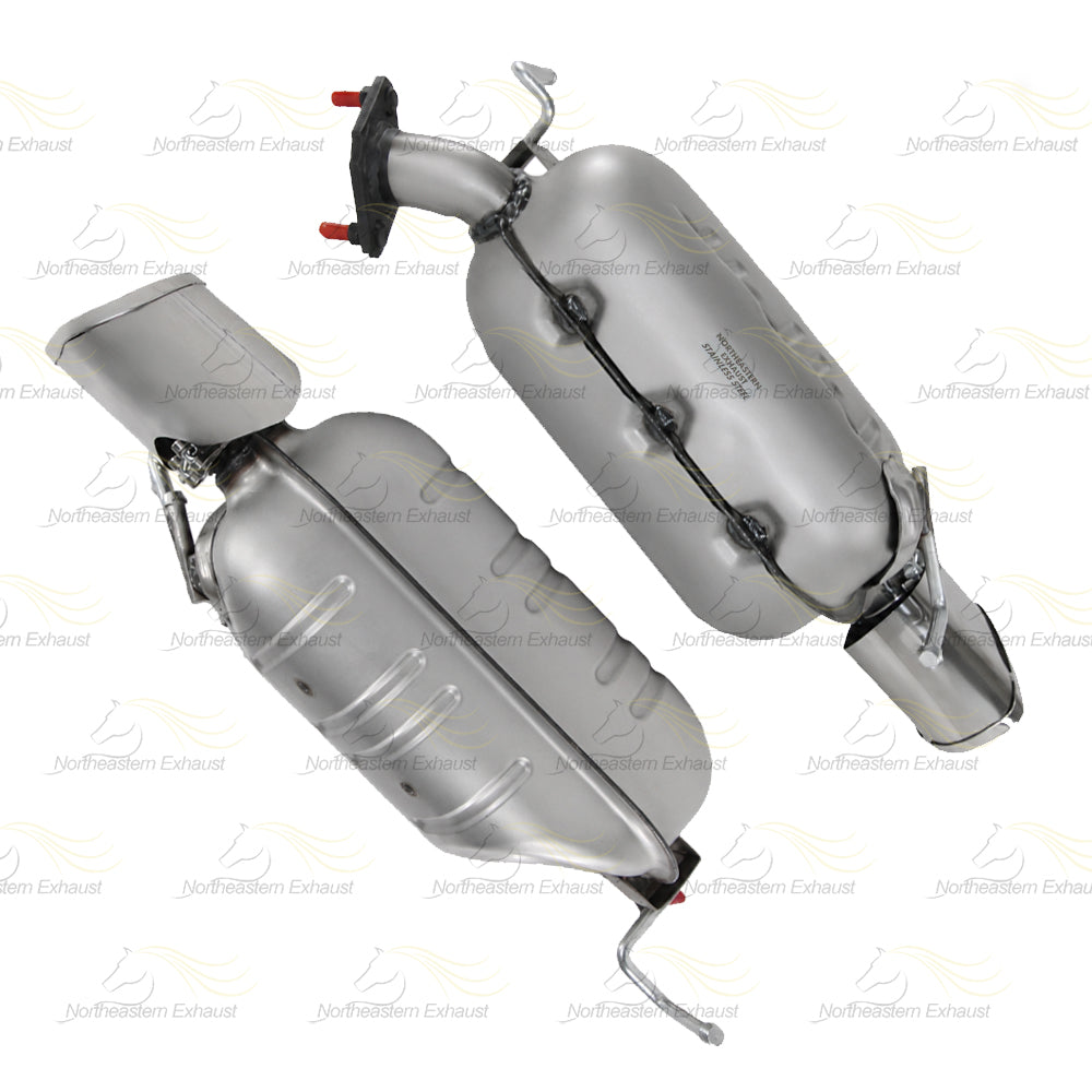 2007 Mazda CX-9 3.5L & 2008-2012 Mazda CX-9 3.7L Exhaust Pair of Muffler | Stainless Steel